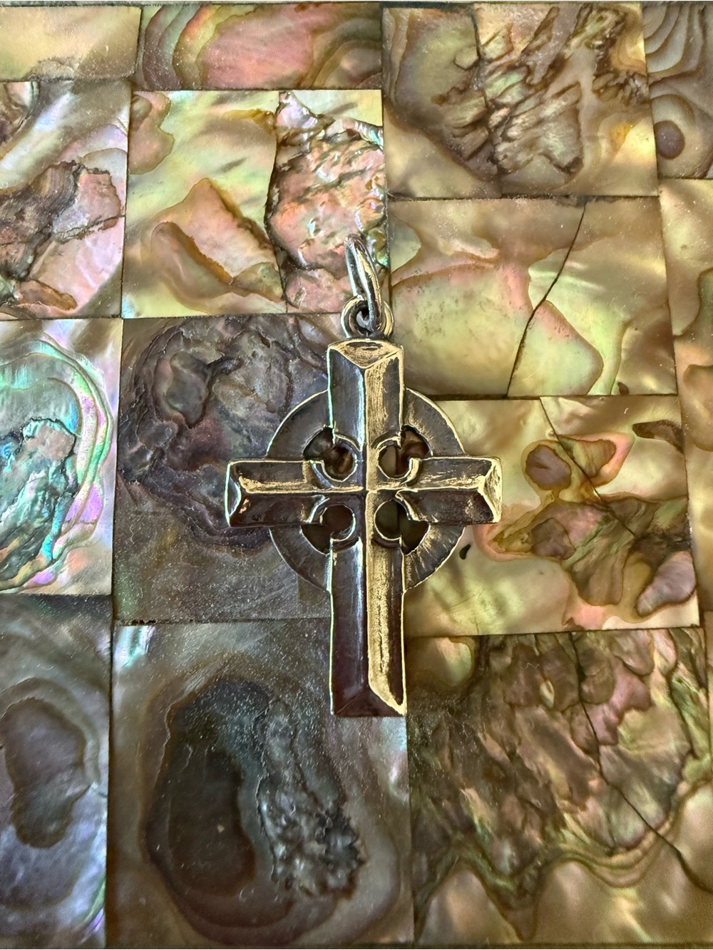 Retired James Avery Sterling Silver Celtic Cross Pendant